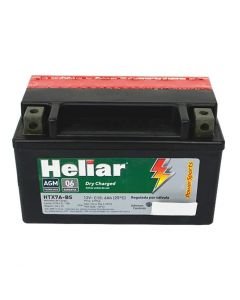 Bateria Heliar HTX7A-BS 6Ah Future XLR Burgman 125 Ninja 250 1