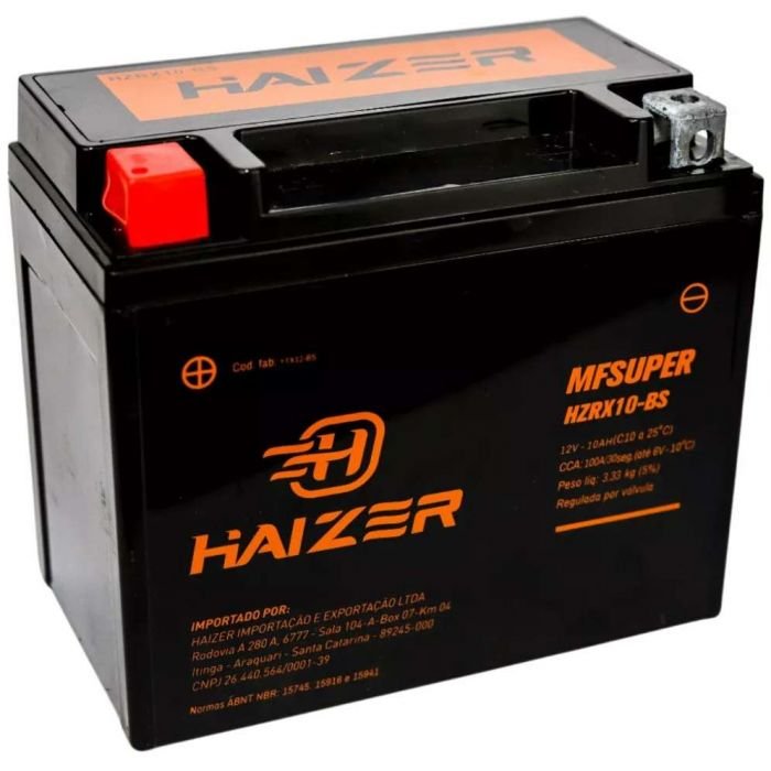 Bateria Haizer HZRX12-BS Citycom 300 Bandit Versys Thruxton